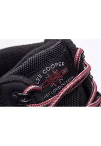 Buty Lee Cooper M LCJ-22-31-1451M czarne. Wysokość cholewki: przed kolano. Zapięcie: sznurówki. Kolor: czarny. Materiał: materiał, syntetyk, skóra. Szerokość cholewki: normalna. Sezon: jesień, zima