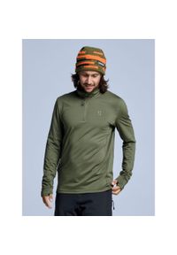 POEDERBAAS - Czapka - Męska - Freeride - Oliwkowa. Kolor: zielony. Materiał: akryl, polar. Sezon: zima. Styl: retro, sportowy #1