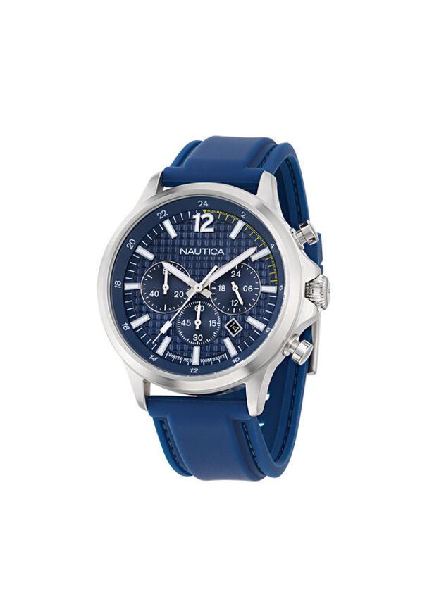 Nautica Zegarek Blueocean Chronograph NAPBOF402 Niebieski. Kolor: niebieski