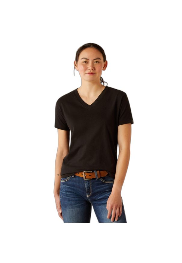 Koszulka damska Ariat Rebar Cotton Strong. Kolor: czarny