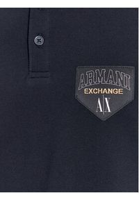 Armani Exchange Polo 6RZFJF ZJYCZ 1510 Granatowy Regular Fit. Typ kołnierza: polo. Kolor: niebieski. Materiał: bawełna #4