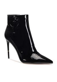 Eva Minge Botki SAFA-835-0406 Czarny. Kolor: czarny. Materiał: skóra, lakier #5
