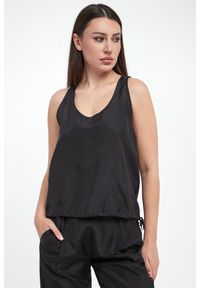 Marella - Top damski jedwabny Meana MARELLA MONOCHROME. Materiał: jedwab