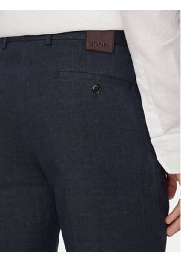 JOOP! Spodnie garniturowe Hank 30102982 Granatowy Slim Fit. Kolor: niebieski