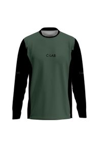 C-LAB - Koszulka MTB Enduro z długim rękawem. Kolor: wielokolorowy, czarny, zielony. Materiał: tkanina. Długość rękawa: długi rękaw. Długość: długie. Sport: kolarstwo #1