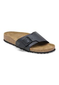 Birkenstock Catalina BS Birko-Flor Klapki damskie. Kolor: czarny #1