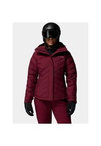 columbia - Płaszcz Zimowy Damski Columbia Lay D V. Kolor: czerwony. Materiał: puch. Sezon: zima. Sport: turystyka piesza #1