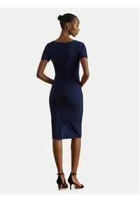 Lauren Ralph Lauren - LAUREN RALPH LAUREN Sukienka koktajlowa 253P08759001 Granatowy Slim Fit. Kolor: niebieski. Materiał: syntetyk. Styl: wizytowy #4