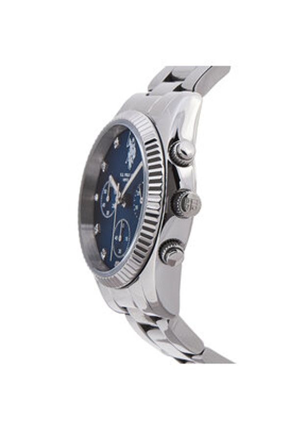 U.S. Polo Assn. Zegarek Amelie USP8320BL Srebrny. Kolor: srebrny