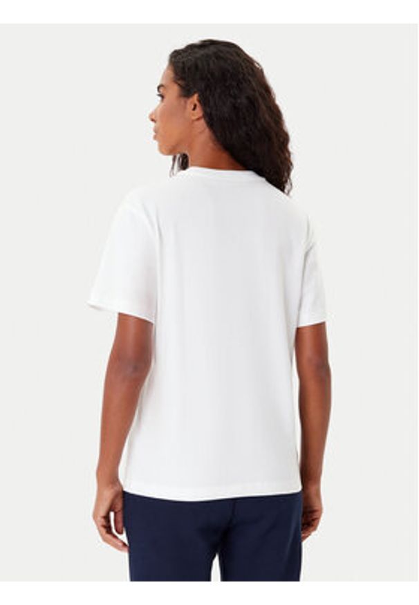 Adidas - adidas T-Shirt Collegiate Graphic JV8545 Biały Regular Fit. Kolor: biały. Materiał: bawełna