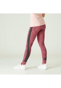 NYAMBA - Legginsy fitness. Kolor: różowy. Materiał: włókno, materiał, bawełna. Sport: fitness #1
