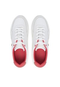 TOMMY HILFIGER - Tommy Hilfiger Sneakersy Essential Elevated Court Sneaker FW0FW08680 Biały. Kolor: biały. Materiał: skóra #3