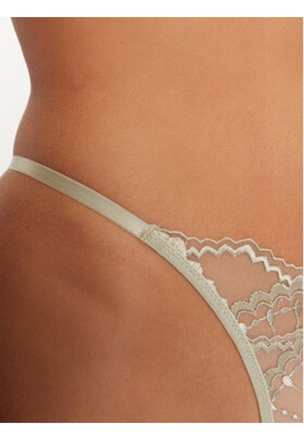 Hunkemöller Stringi Sali 300081 Zielony. Kolor: zielony. Materiał: syntetyk