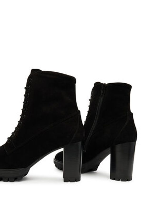 HÖGL Botki 0-187832-01000 Czarny. Kolor: czarny. Materiał: zamsz, skóra