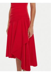 Rinascimento Sukienka koktajlowa CFC0125337003 Czerwony Regular Fit. Kolor: czerwony. Materiał: syntetyk. Styl: wizytowy #6
