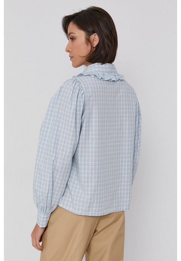 Levi's® - Levi's - Koszula bawełniana. Okazja: na co dzień, na spotkanie biznesowe. Kolor: niebieski. Materiał: bawełna. Długość rękawa: długi rękaw. Długość: długie. Styl: biznesowy, casual