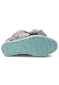 Szare Sneakersy Marshall Skórzane Buty Damskie. Okazja: na co dzień. Zapięcie: rzepy. Kolor: szary. Szerokość cholewki: normalna. Wzór: nadruk. Materiał: skóra. Obcas: na koturnie. Styl: sportowy, casual. Wysokość obcasa: średni