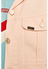Lee - LEE CROPPED JACKET DAMSKA KURTKA JEANSOWA RELAXED CRYSTAL PINK L54QKGNA 112112908. Materiał: jeans #3