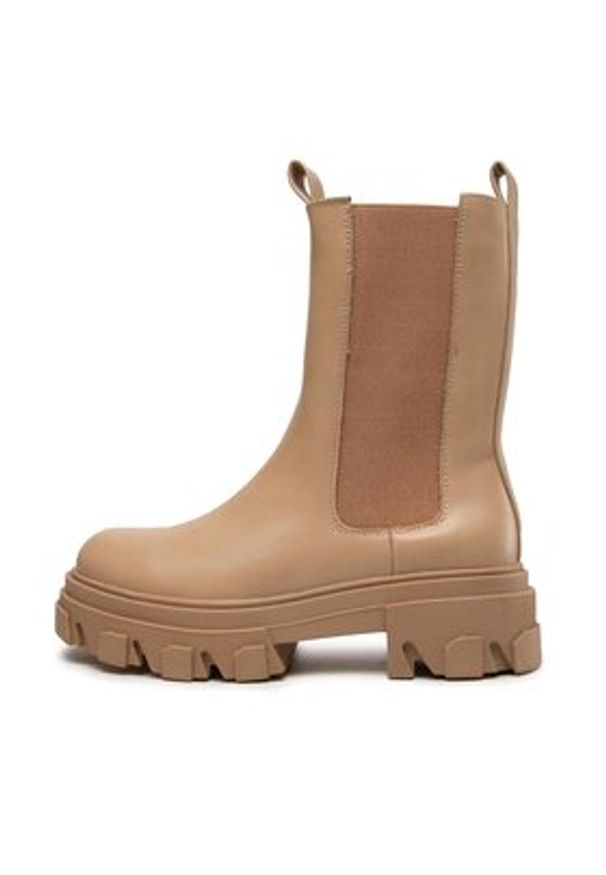 DeeZee Sztyblety ZAL12901-3 Beżowy. Kolor: beżowy. Materiał: skóra