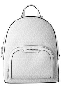 Plecak Casual Michael Kors 35H3S8TB6V-OPTIC-WHITE Biały 28 x 23 x 10 cm. Kolor: biały. Styl: casual