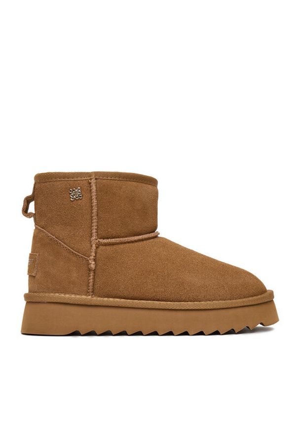 Nine West Śniegowce CEO-NASR-01 Brązowy. Kolor: brązowy. Materiał: skóra, zamsz