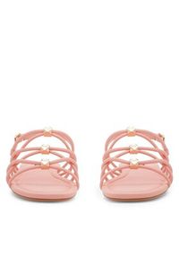 Nine West Sandały 123AL1737 Różowy. Kolor: różowy. Materiał: skóra