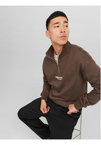 Jack & Jones - Jack&Jones Bluza Vesterbro 12241777 Brązowy Relaxed Fit. Kolor: brązowy. Materiał: syntetyk, bawełna