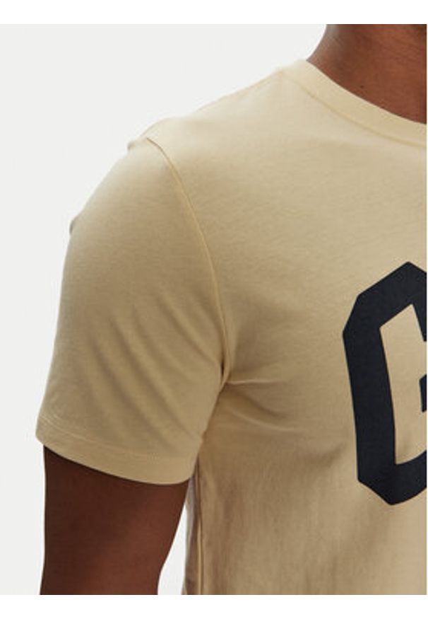 GAP - Gap T-Shirt 856659-26 Żółty Regular Fit. Kolor: żółty. Materiał: bawełna