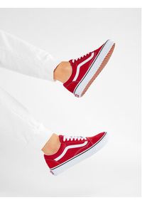 Vans Tenisówki Old Skool VN0A4BV5JV61 Czerwony. Kolor: czerwony. Materiał: zamsz, skóra #10
