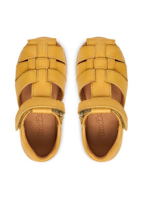 Froddo Sandały Dany G2150199-3 S Żółty. Kolor: żółty. Materiał: skóra