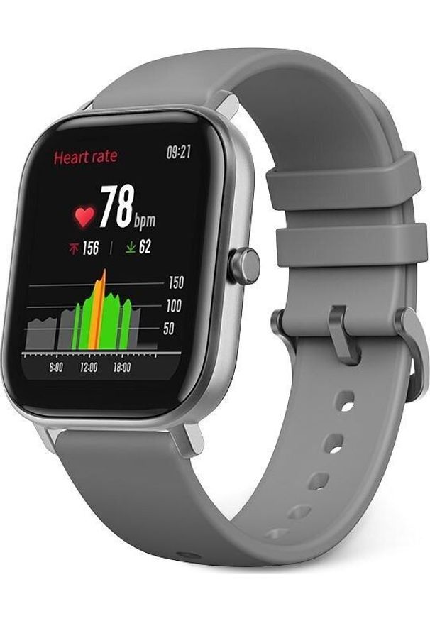 AMAZFIT - Smartwatch Amazfit GTS Szary (A1914GREY). Rodzaj zegarka: smartwatch. Kolor: szary