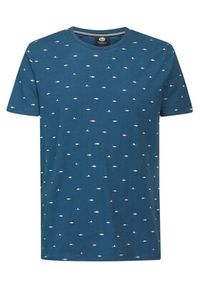 Petrol Industries T-Shirt M-1030-TSR657 Niebieski Regular Fit. Kolor: niebieski. Materiał: bawełna