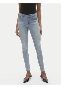 Vero Moda Jeansy Flash 10300174 Niebieski Skinny Fit. Kolor: niebieski #1