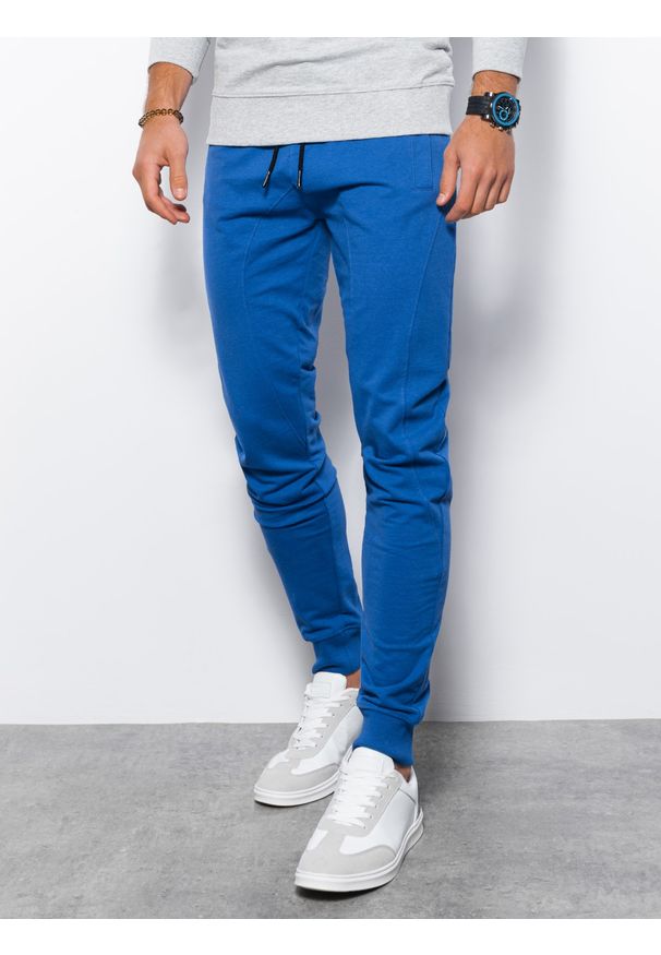 Niebieskie spodnie Ombre Clothing