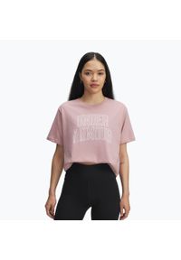 Koszulka Under Armour Rival Campus. Kolor: różowy. Sport: fitness #1