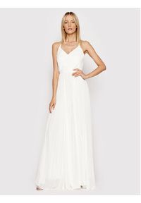 Morgan Sukienka wieczorowa 221-RANIA Biały Regular Fit. Kolor: biały. Materiał: syntetyk. Styl: wizytowy #4