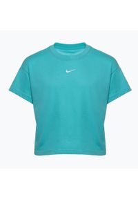 Koszulka dziecięca Nike Sportswear Essential. Kolor: zielony. Sport: joga i pilates