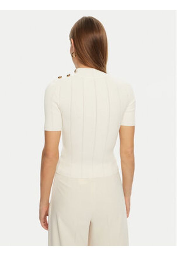 Marciano Guess Sweter 5RGR24 5810Z Beżowy Regular Fit. Kolor: beżowy. Materiał: wiskoza