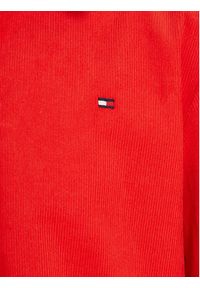 TOMMY HILFIGER - Tommy Hilfiger Sukienka koszulowa KG0KG07575 Czerwony Regular Fit. Kolor: czerwony. Materiał: bawełna. Typ sukienki: koszulowe #6