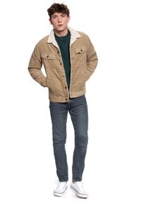 Lee - KURTKA ZIMOWA LEE SHERPA RIDER ANTILOPE L87AFA30. Materiał: sztruks. Sezon: zima #7