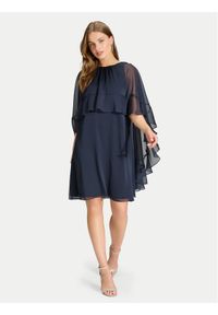 Swing Sukienka koktajlowa 5AJ09800 Granatowy Regular Fit. Kolor: niebieski. Materiał: syntetyk. Styl: wizytowy #1