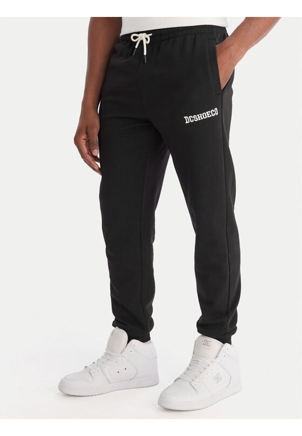 DC Shoes Spodnie dresowe Baseline ADYFB03069 Czarny Standard Fit. Kolor: czarny. Materiał: bawełna