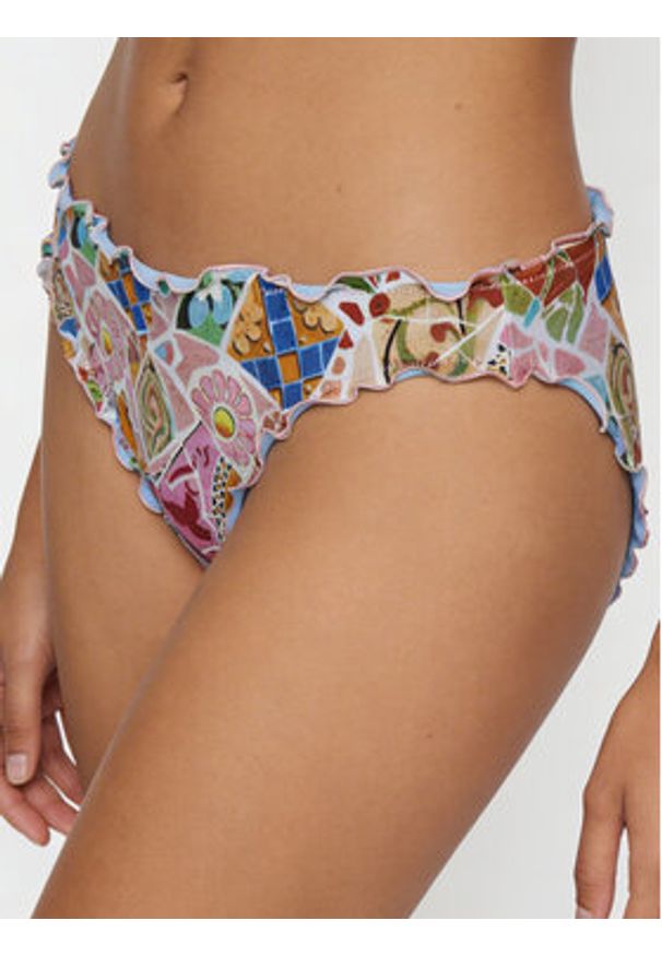 Seafolly Dół od bikini Beach Bohème 40758-300 Różowy. Kolor: różowy. Materiał: syntetyk