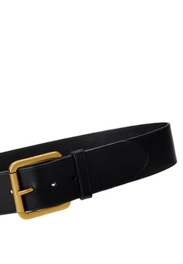 Lauren Ralph Lauren - LAUREN RALPH LAUREN Pasek Damski 412959139001 Czarny. Kolor: czarny. Materiał: skóra