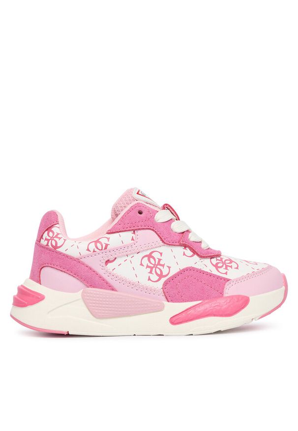 Sneakersy Guess. Kolor: różowy