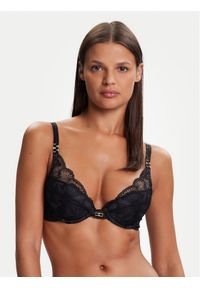 Chantelle Biustonosz push-up Muse C19YNR Czarny. Kolor: czarny. Materiał: syntetyk. Rodzaj stanika: push-up