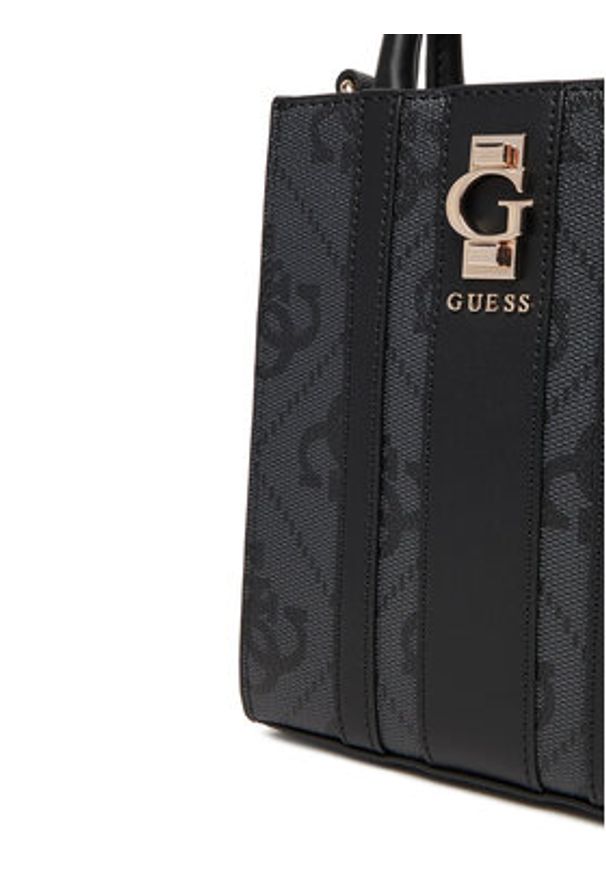 Guess Torebka Erenia Mini HWSO78 38750 Szary. Kolor: szary. Materiał: skórzane