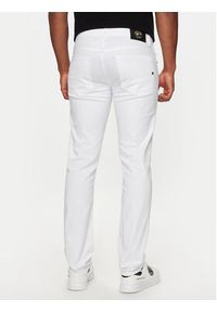 Versace Jeans Couture Jeansy 76GAB5S0 Biały Slim Fit. Kolor: biały