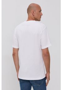 DC t-shirt bawełniany kolor biały z nadrukiem. Okazja: na co dzień. Kolor: biały. Materiał: bawełna. Wzór: nadruk. Styl: casual #2