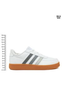 Adidas - adidas Sneakersy Breaknet Lifestyle Court IH8878 Biały. Kolor: biały. Materiał: skóra #7